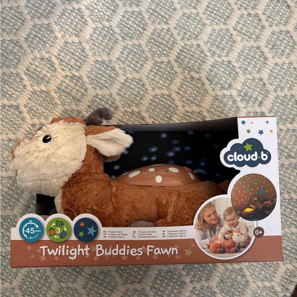 Cloud B Twilight Buddies Fawn - Tan and White